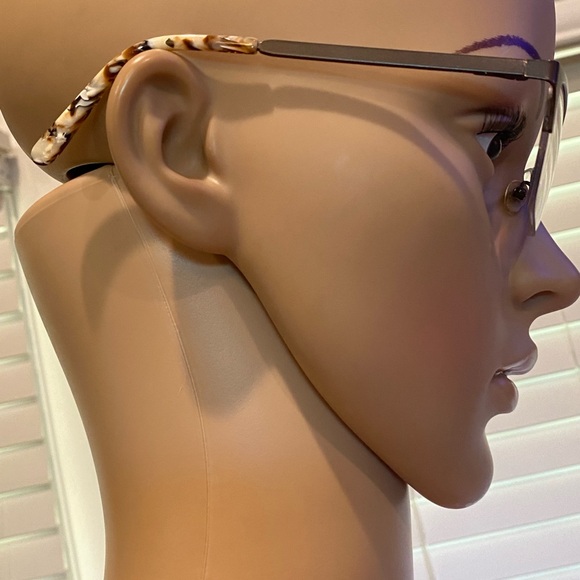 Diane von Furstenberg Eyeglasses Glasses Frames + Case Brown Size 52-17-135 EUC - Picture 2 of 9